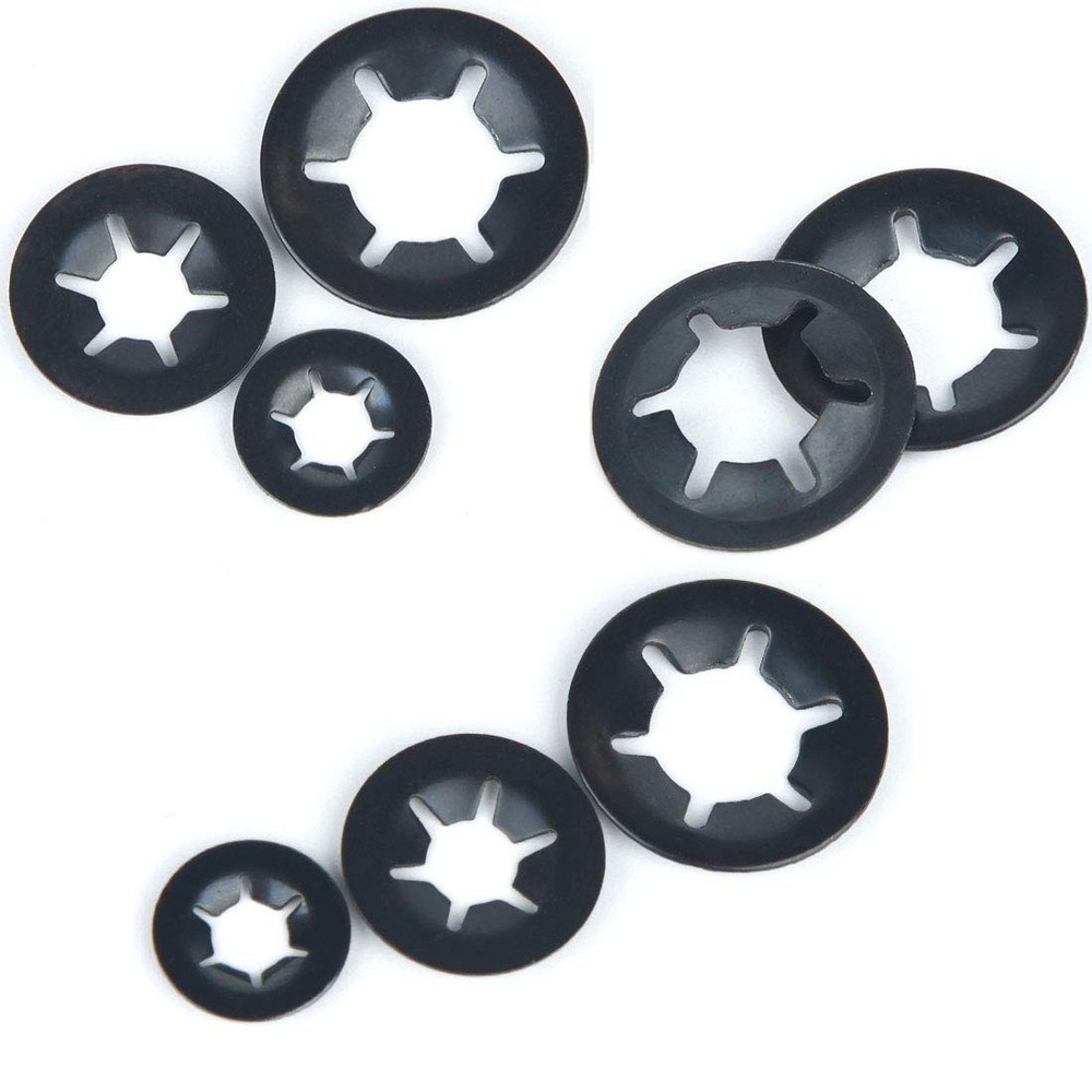 360 Pieces 9 Sizes Push Nuts Assortment, Speed Clips Retaining Clips Fasteners A