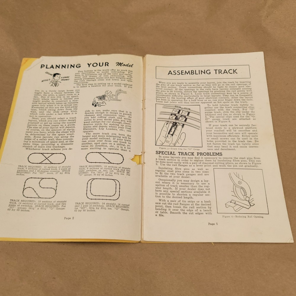 Instructions Assembling Operating Lionel Trains Book 1948