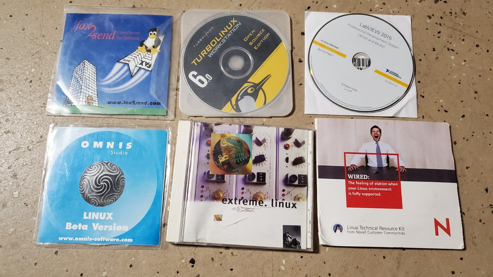 Vintage Linux media/apps/sdks/documentation collection
