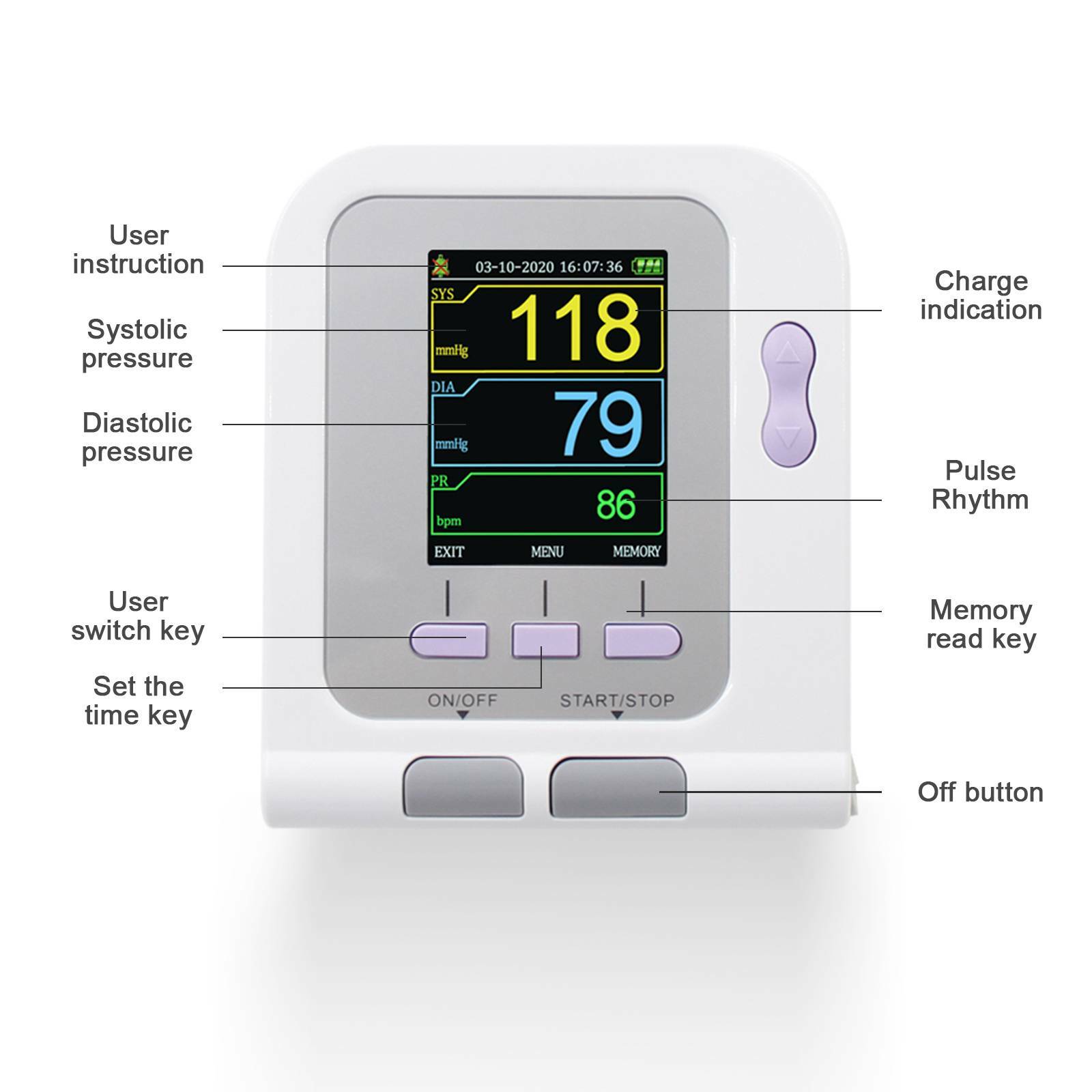 CONTEC 08AVet /Veterinary/Animal Digital Blood Pressure Monitor NIBP 6-11cm cuff