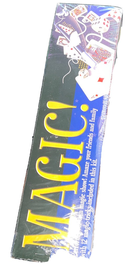 Magic Kit Includes 12 Magic Tricks For Ages 8+ New Unopened!! By KidzLab