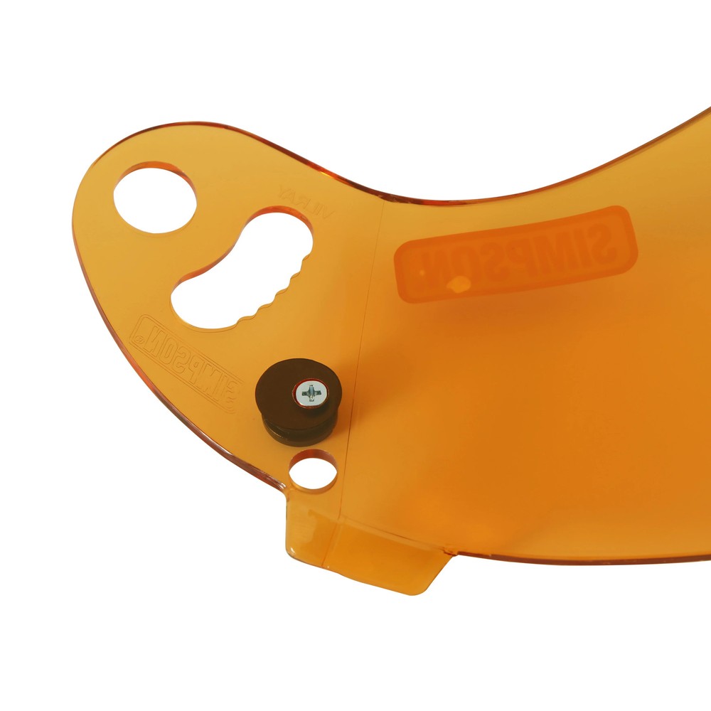 Simpson Racing 84304A Devil Ray Helmet Shield Amber