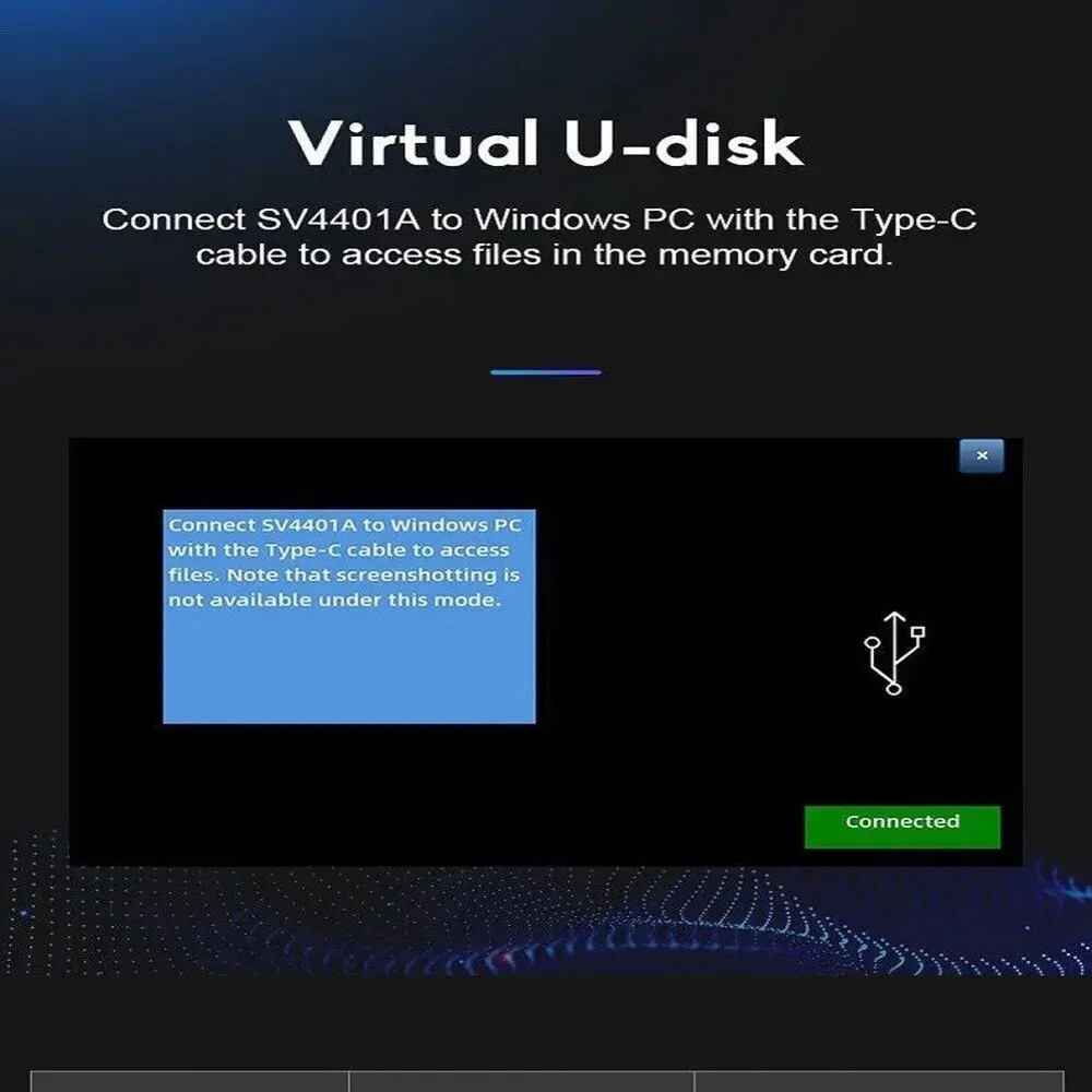 HTOOL SV4401A 50KHz-4.4GHz Vector Network Analyzer 100dB Dynamic VNA 7-inch