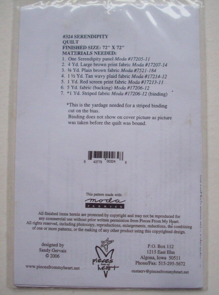 Serendipity feature block quilt pattern *A9