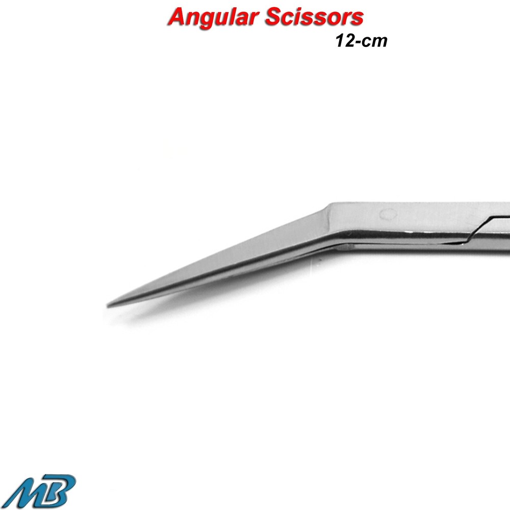 Dental Angular Scissor Suturing Surgical Veterinary Dissecting Instruments CE