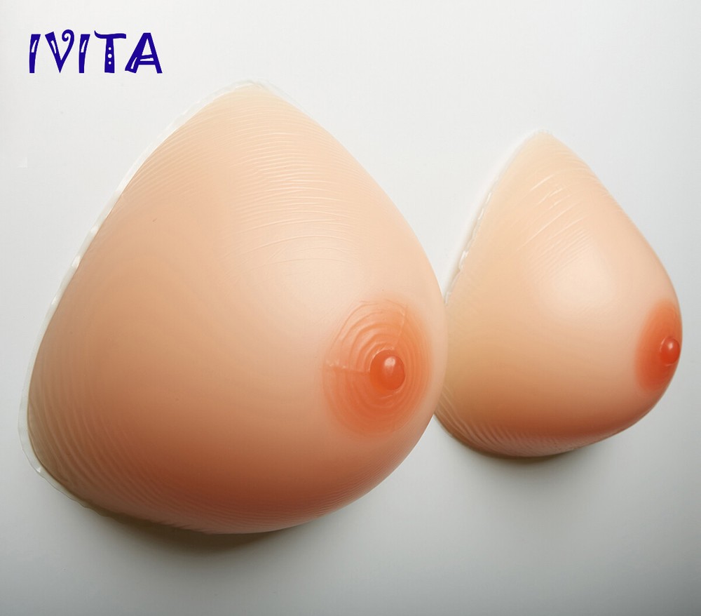A-FF Cup Triangle Silicone Breast Forms CD TG Mastectomy Bra Enhancer Inserts