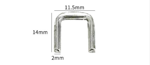 4000PCS U type 508 Clips for Manual U-shape Sausage Clipper Clipping Machine