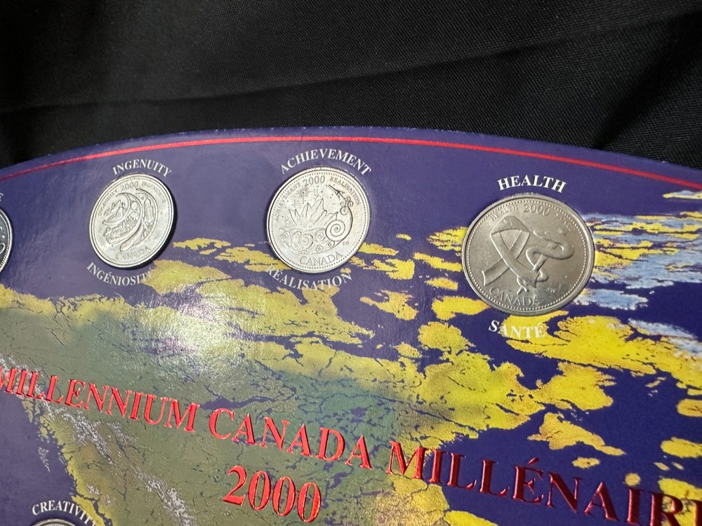 Millenium Quarters Collection 2000 Wide Board Map with Ingenuity, Pride etc.