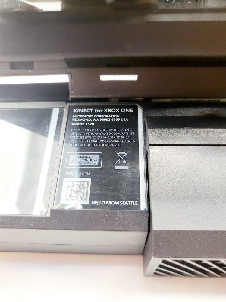 Microsoft Xbox One Kinect Model 1520 Motion Sensor Camera Tested Works