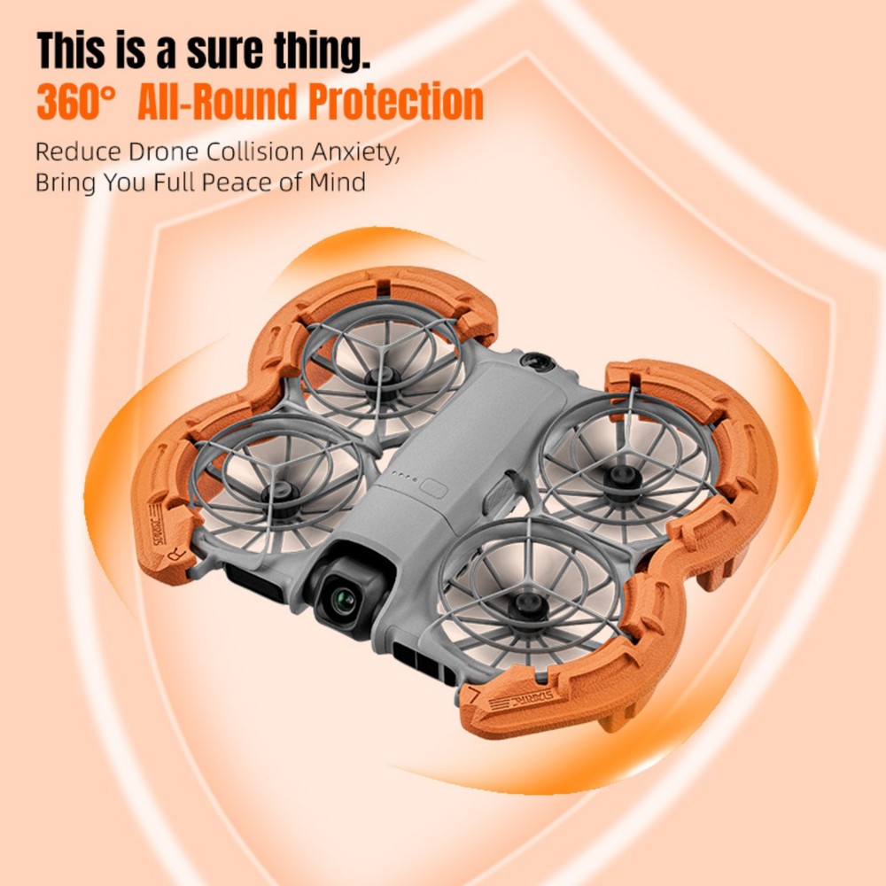 Floating Propeller Guard for DJI NEO2 Scratch & ShockResistant Orange