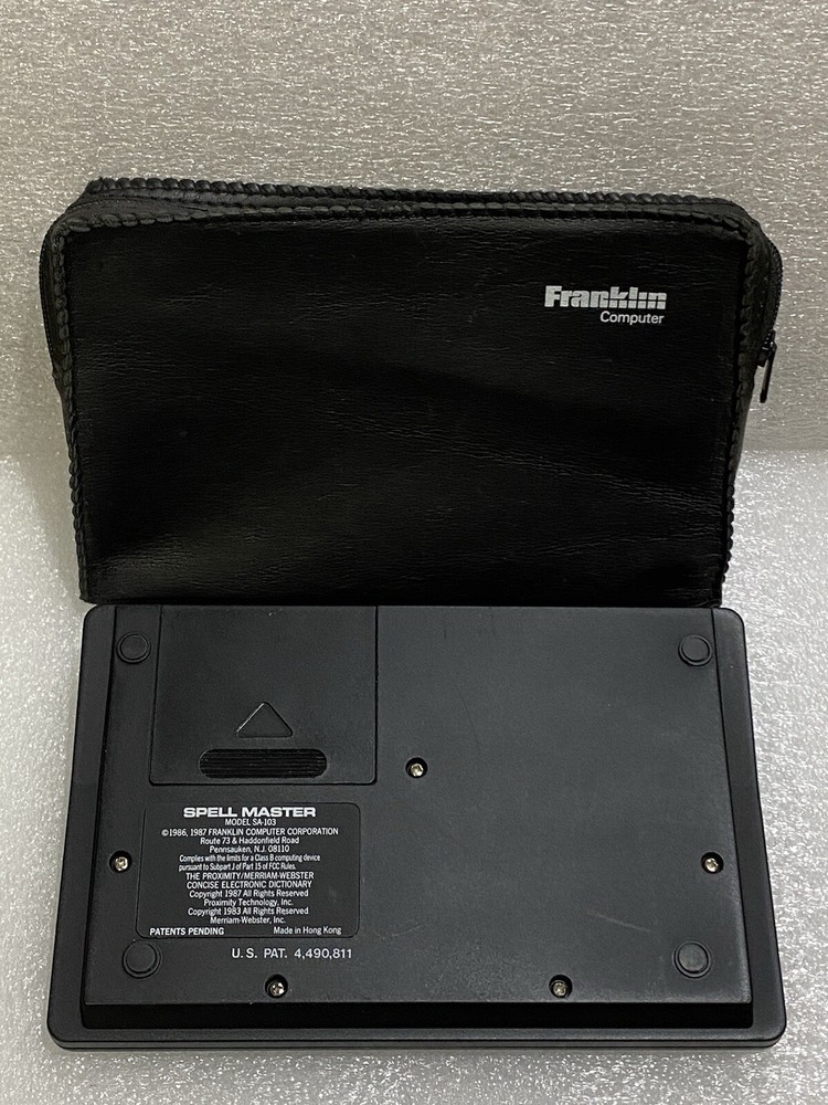 Franklin Computer Spell Master Linguistic Technology - Proximity/Merriam-Webster