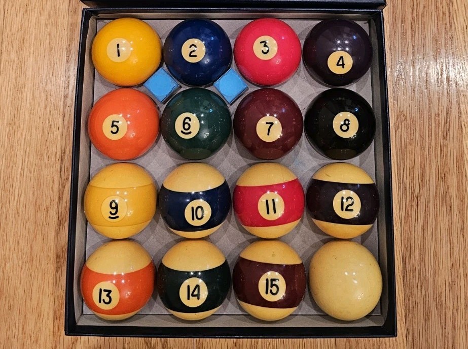 Pool Ball / Billiard Ball Set Complete