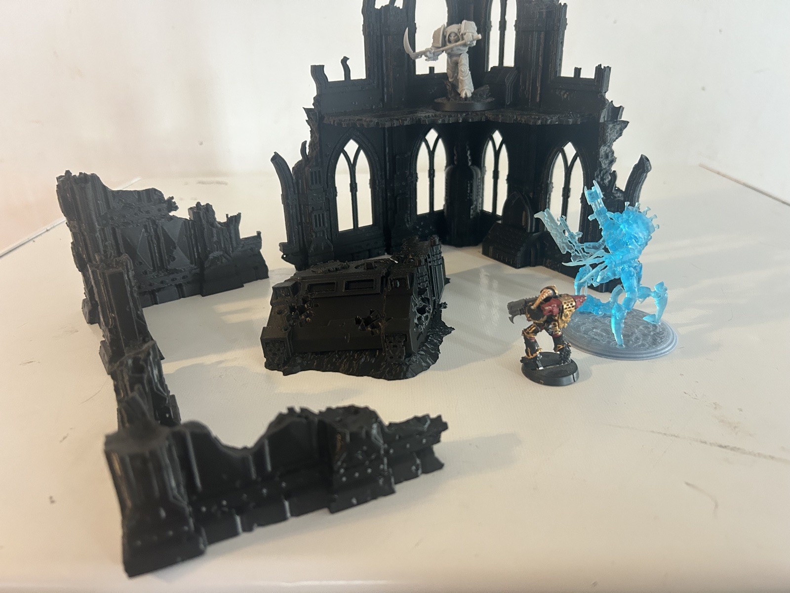 4-Piece Ruin Terrain Set for Warhammer 40k Kill Team