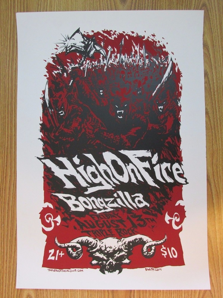 High On Fire Bongzilla Print