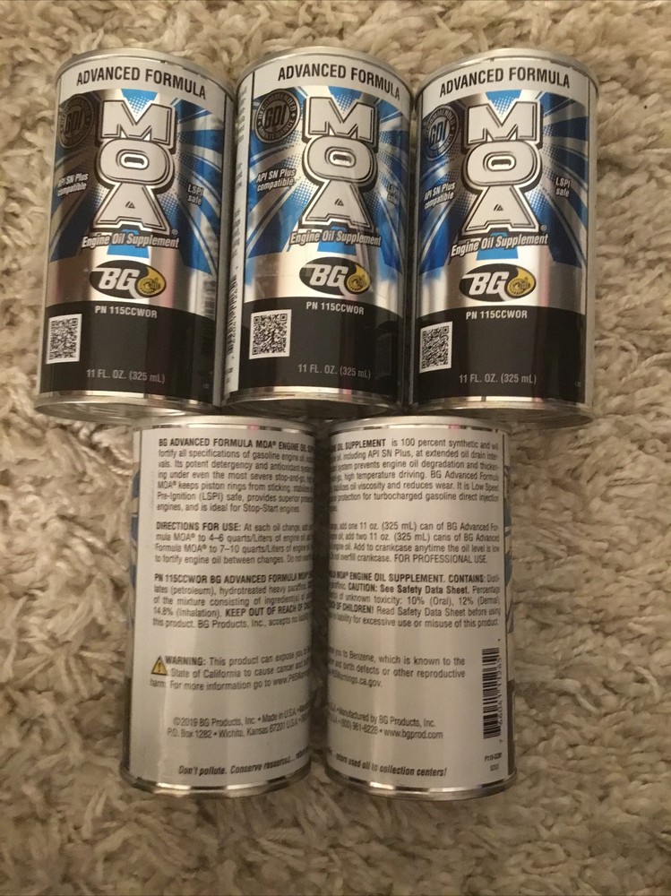 (5)X BG MOA ADVANCED FORMULA OIL SUPPLEMENT