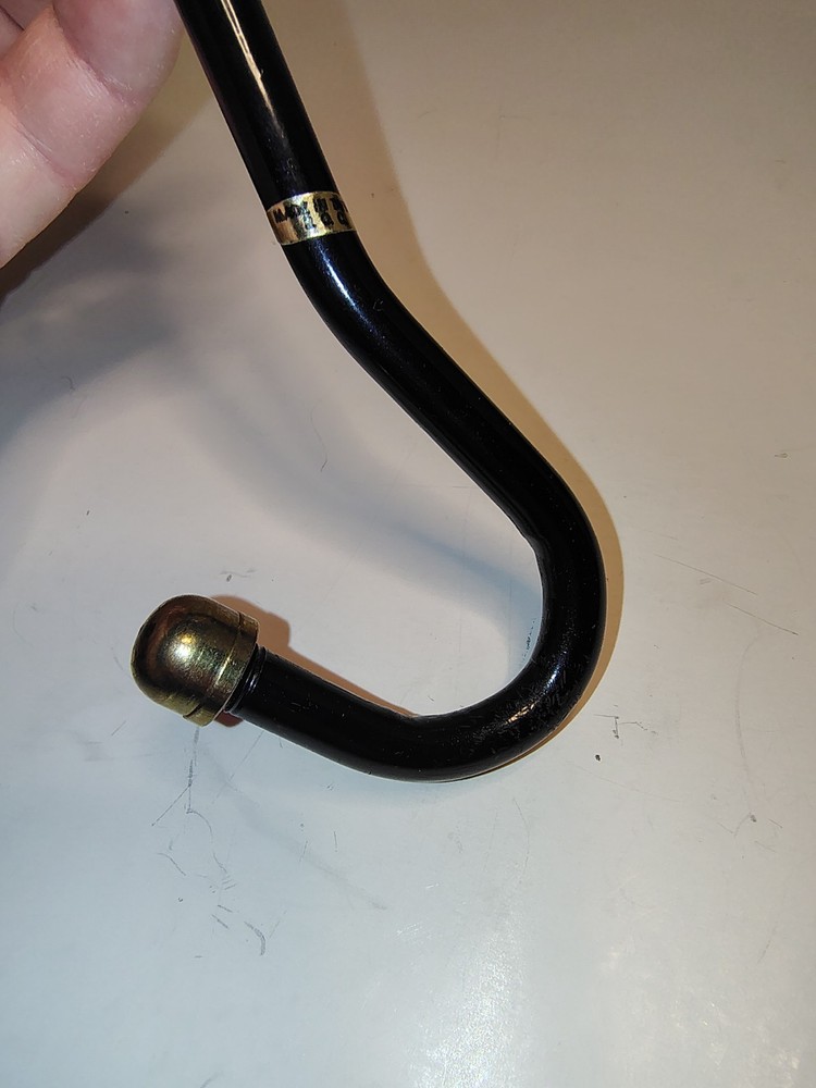 Brass Goose/Mallard Duck Fireplace Damper Pull Hook Hanger