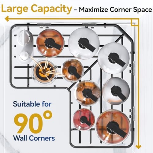 Shower Caddy Corner, 3-Pack Adhesive Rustproof Stainless Steel 3Pack Black