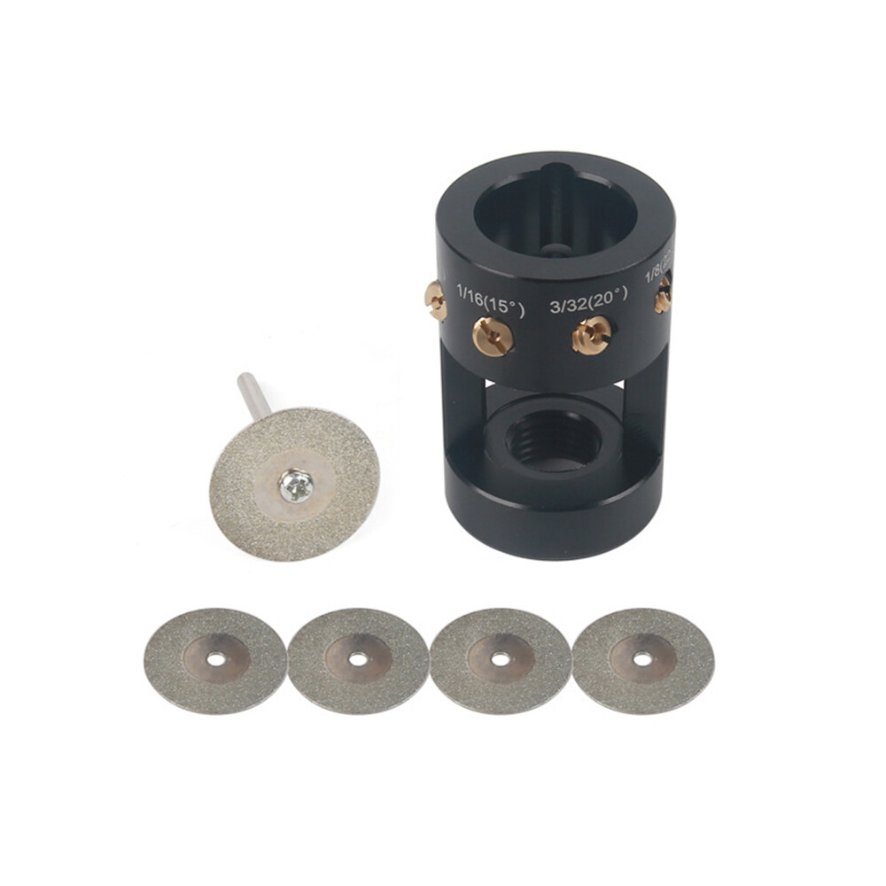 TIG Welding Tungsten Electrode Grinder Sharpener Multi-Angle & Offsets Cut-off\