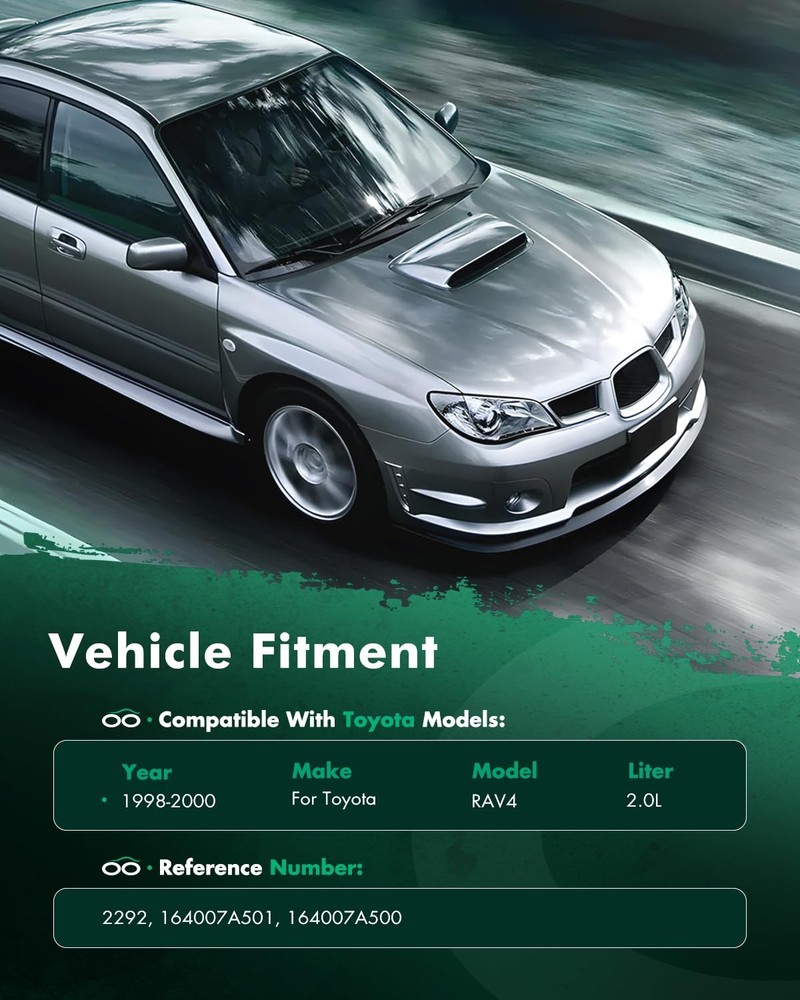 Engine Coolant Radiator for RAV4 2.0L 1998-2000 Replace 2292