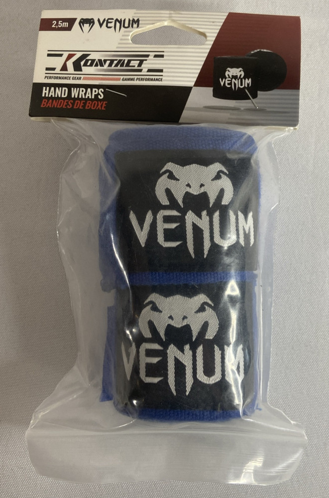 Venum Kontact Performance Gear Blue Hand Wraps 2.5m