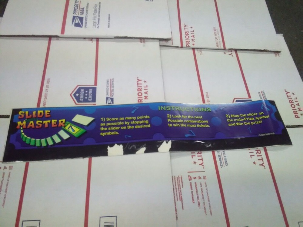 slidemaster arcade sticker bezel part