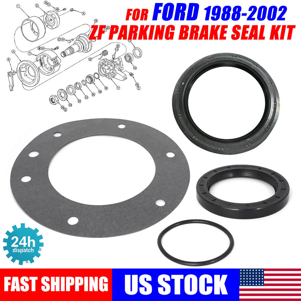 For 1988-2002 Ford ZF Parking Brake Seal Kit Fits Transmission Mounted E Brake