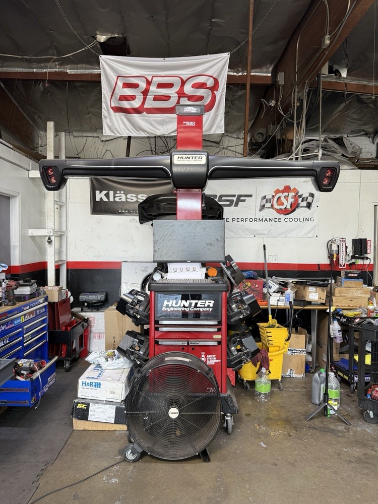 Hunter HawkEye Elite alignment setup