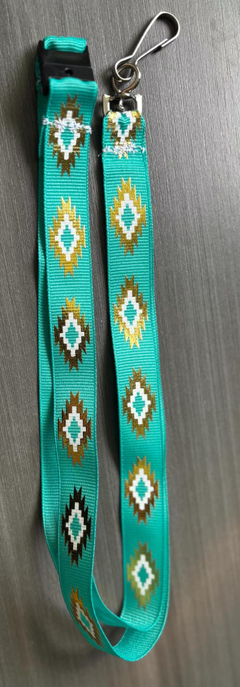 Native Pattern 18” Ribbon Lanyard
