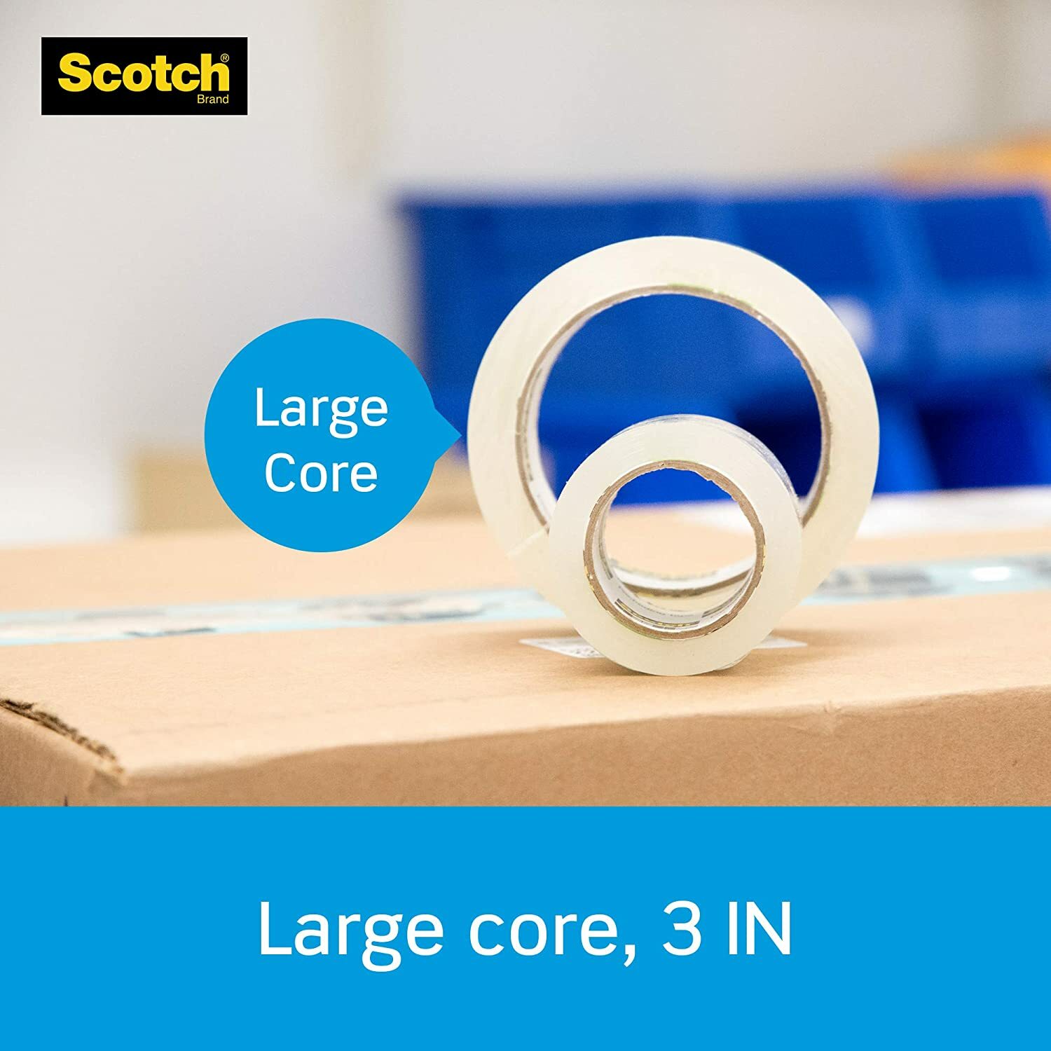 3M Scotch Packaging Tape - 3-inch Core 1.88" x 54.6 Yd - PICK YOUR OWN # OF TAPE