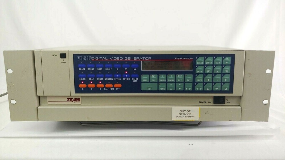 Astrodesign Team Systems VG-814 Digital Video Generator 5-75MHz