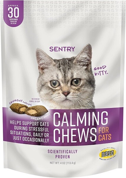 Sentry Behavior Calming Chew For Cats, 4 oz