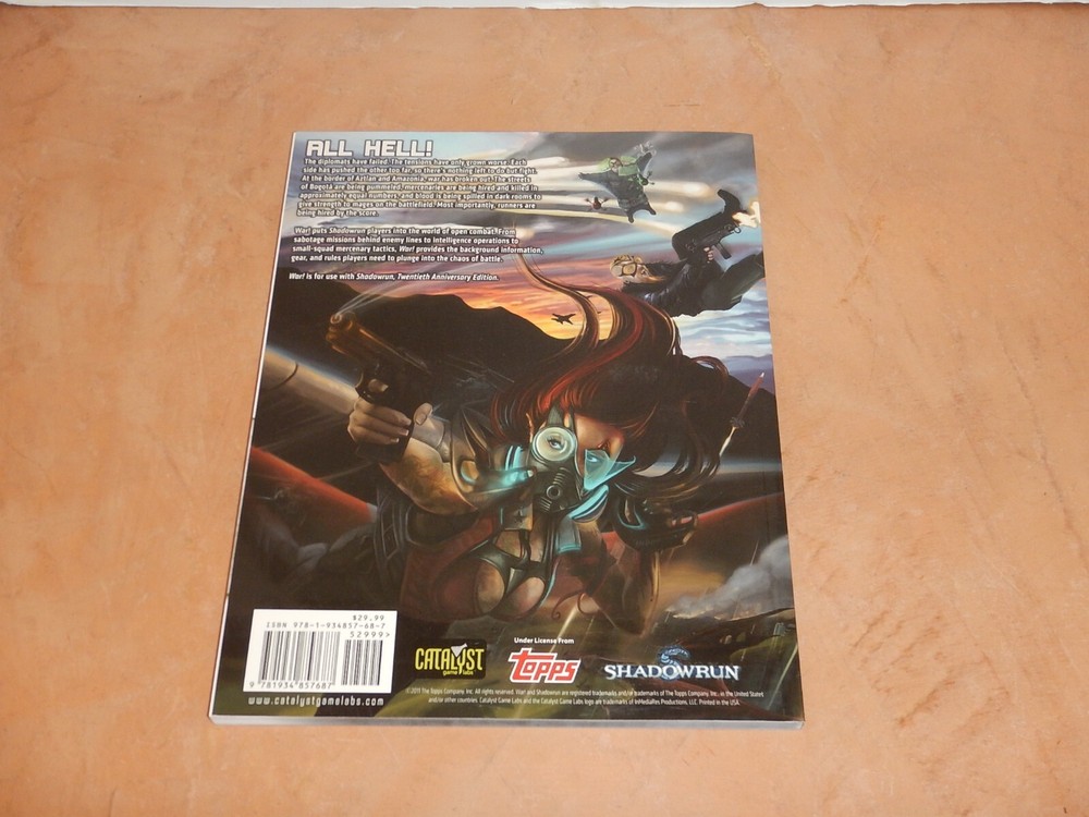 SHADOWRUN WAR! RPG SOURCEBOOK, NOS