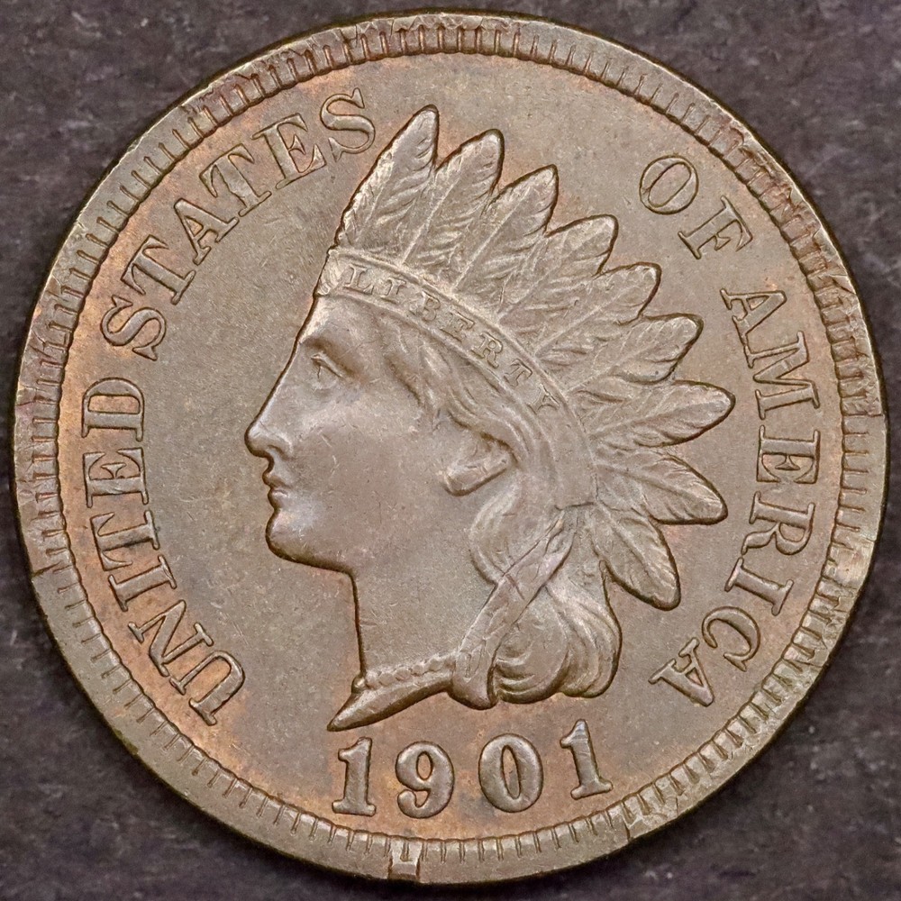 1901 1c Indian Head Cent - Uncirculated
