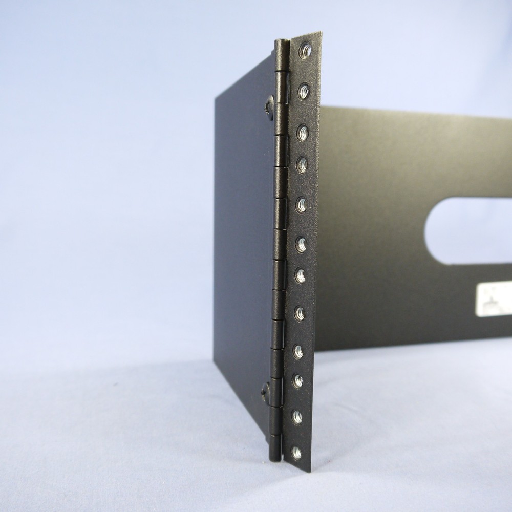 Leviton Hinged Wall-Mount Patch Panel Bracket 4-Position 7"x6"x19" 4U 49251-W64