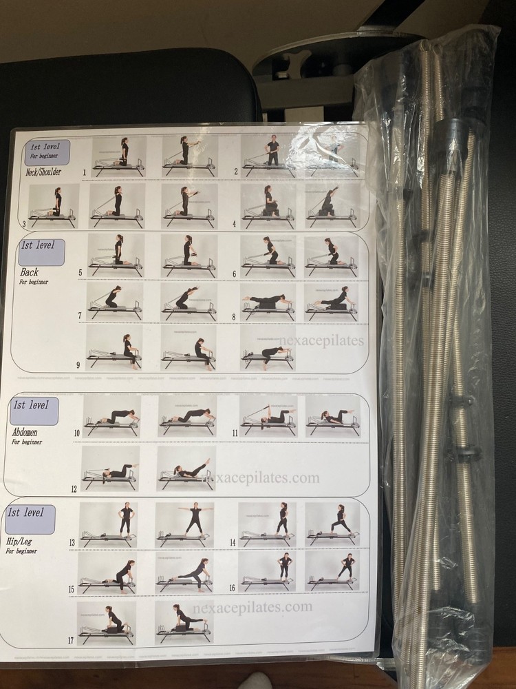 Pilates reformer machine