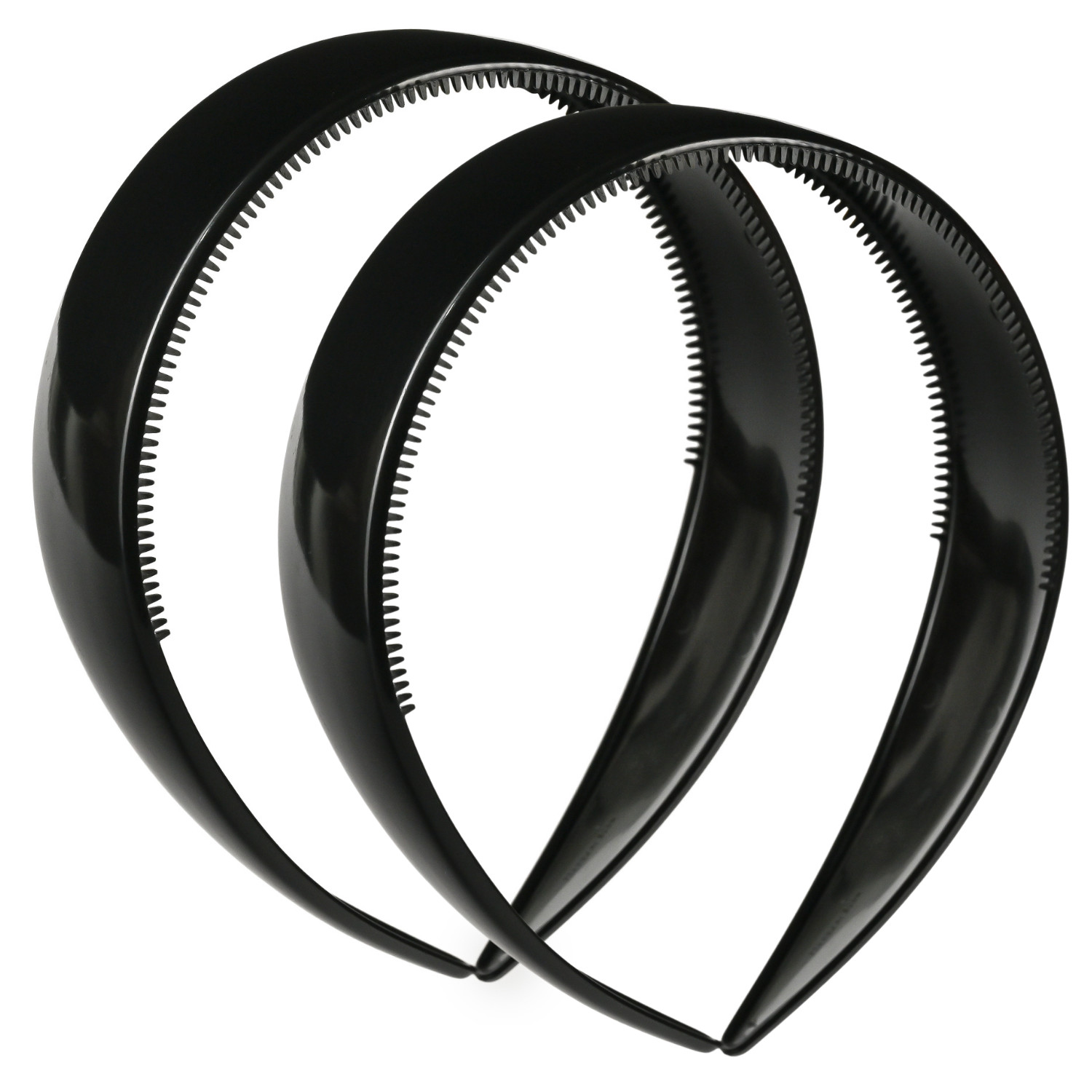 Parcelona Extra Wide French Headband 1.25 Inch Cellulose Acetate Hairband for