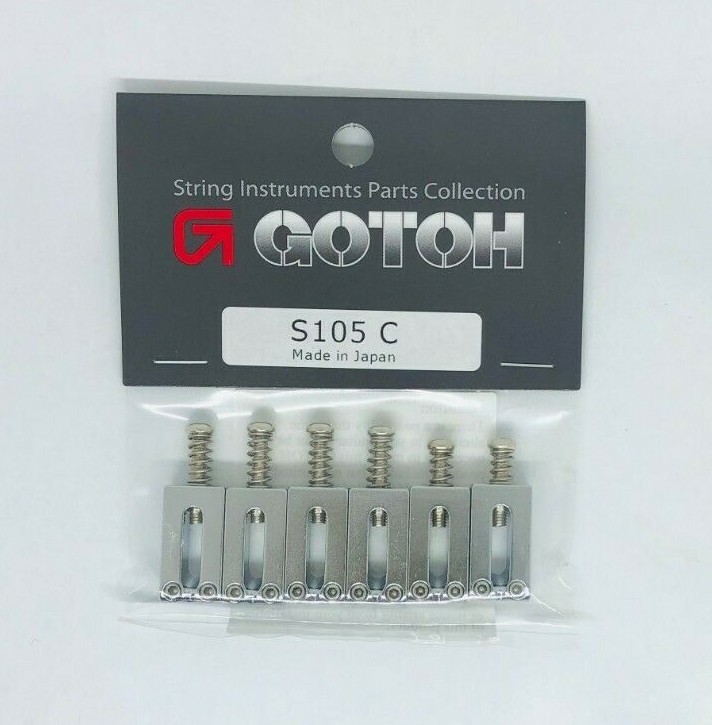 Gotoh S105 Chrome Guitar Saddle