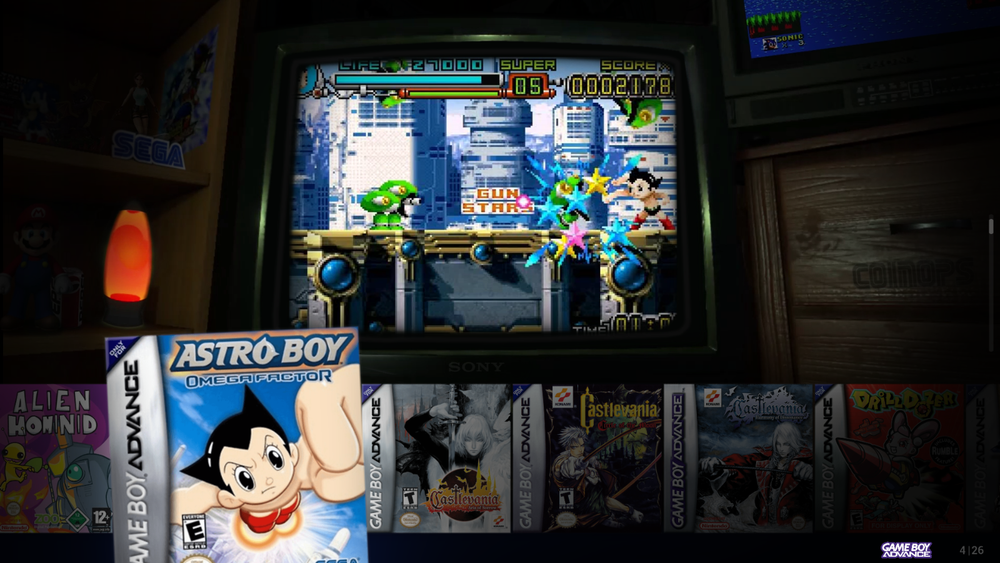 Retro-games system