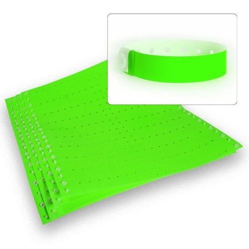 Plastic Wristbands 100 Count - Choose your Color - Security Bracelets