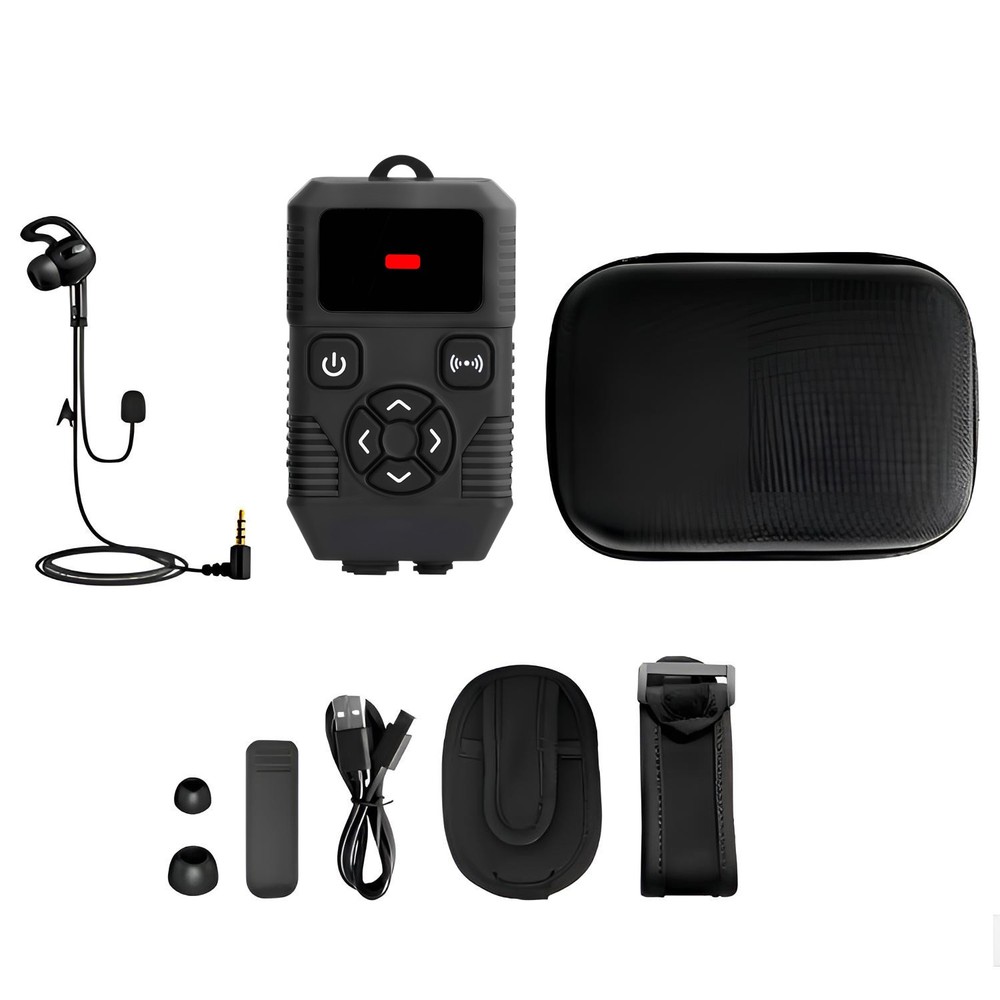 Bluetooth Mesh Intercom Headset Communication for Football Referee Skiing Racing