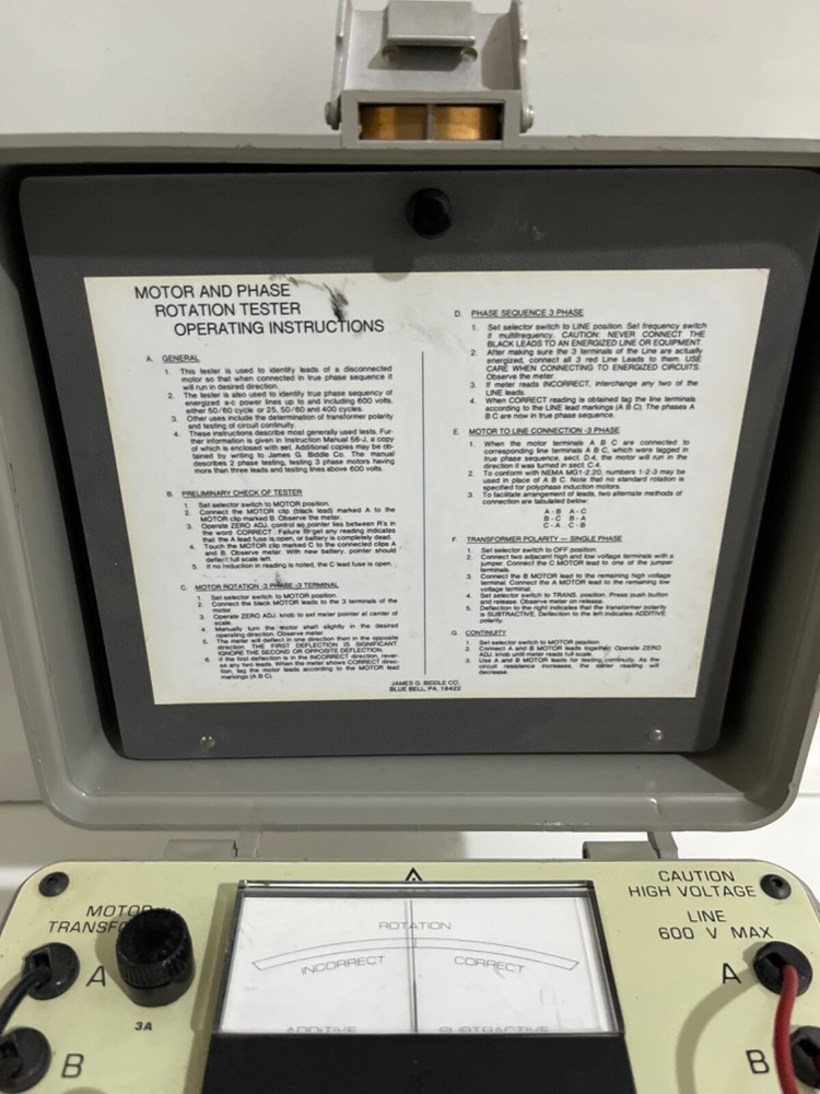 Vintage Biddle Motor