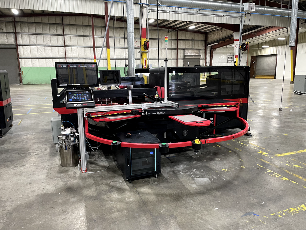 2020 OvalJet DTG Printer / Press - Direct to Garmet Textile Printer