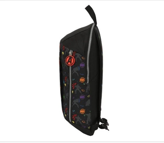 Safta Backpack the Avengers Super Heroes 2 Zip Compartment Adjustable Straps