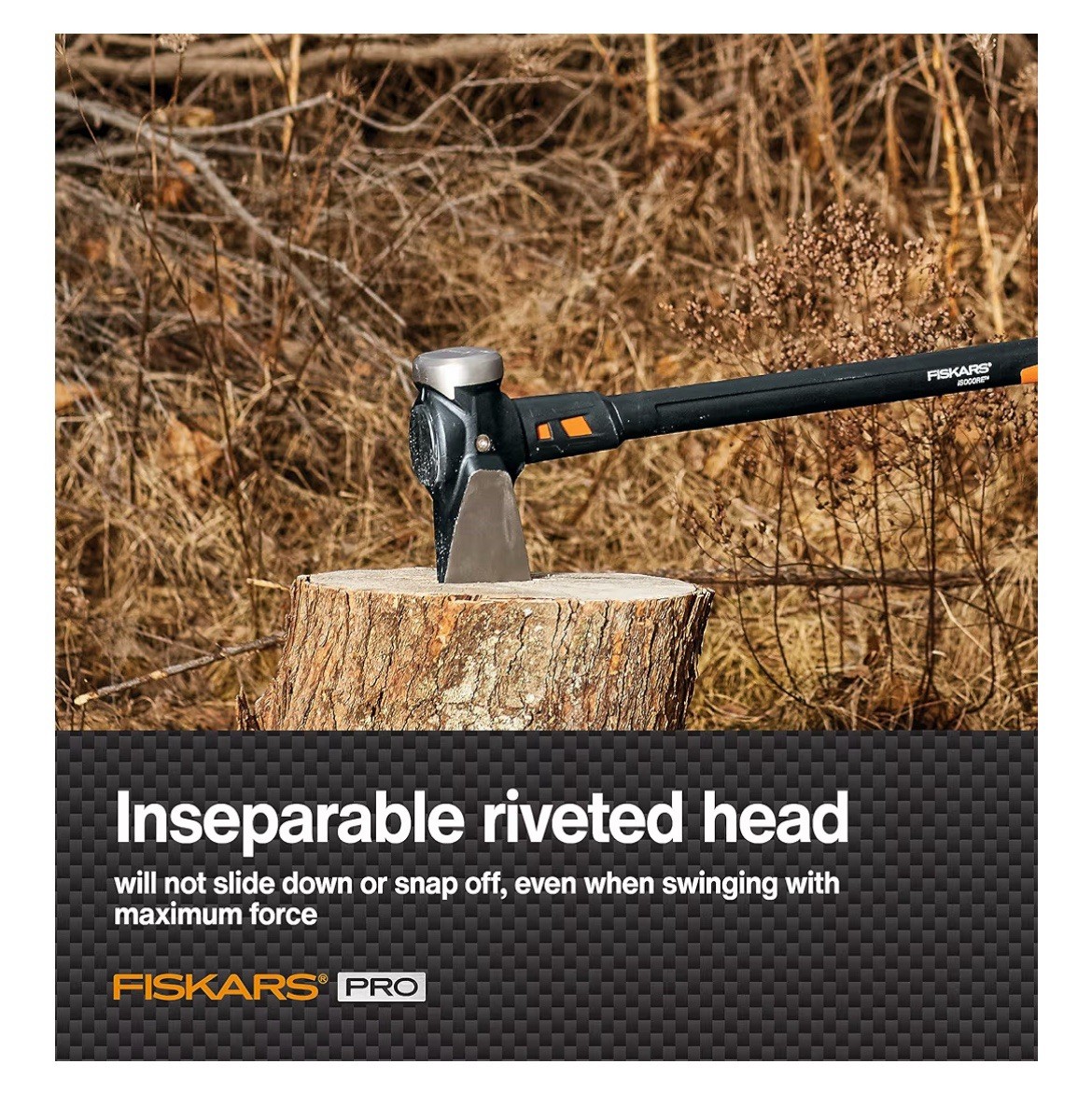 Fiskars Splitting Maul - 36" Shock-Absorbing, Comfort Grip Handle