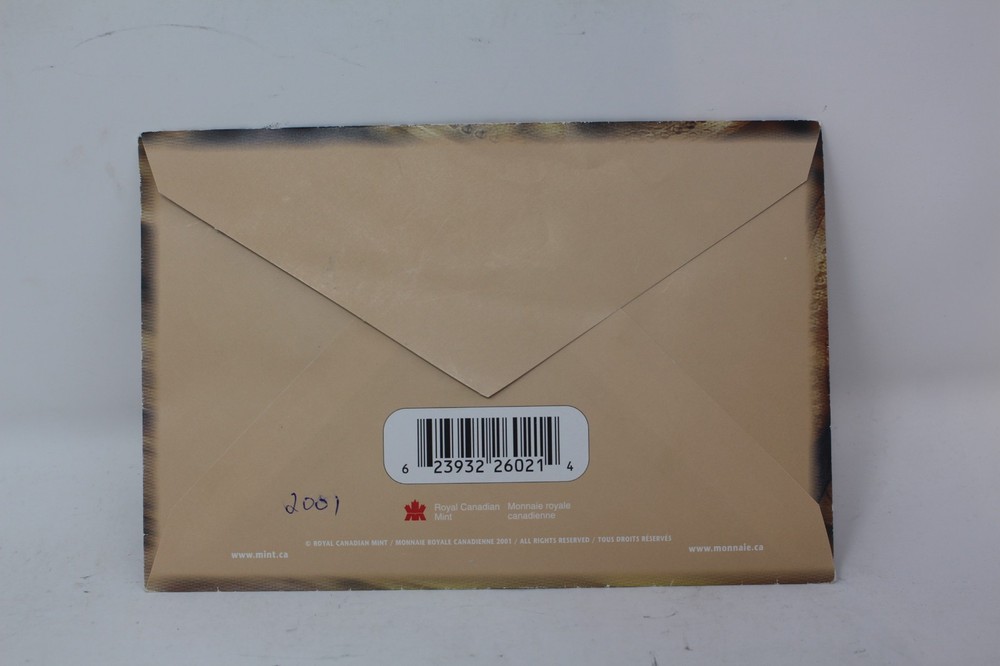 2001 Canada 7 Coin Uncirculated Mint Set With Envelope & COA