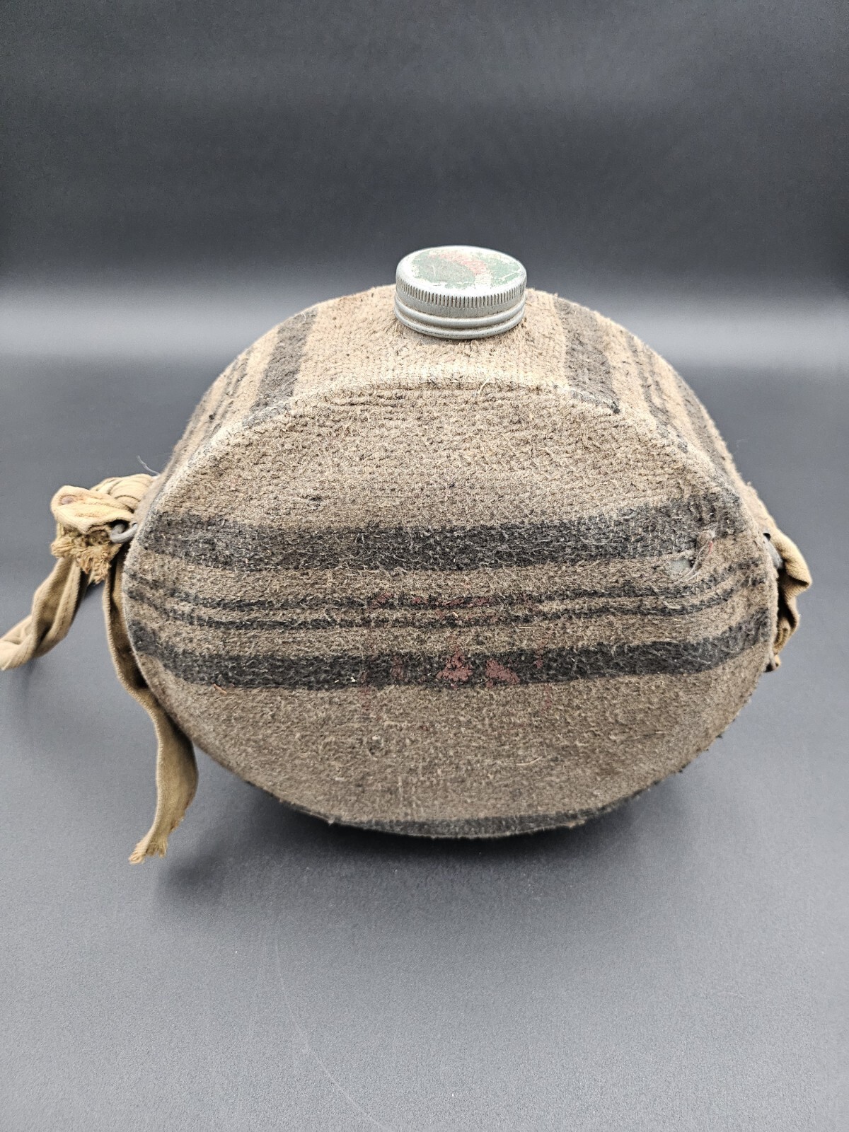 Vintage Bear Brand Canteen w/ Cover and Strap