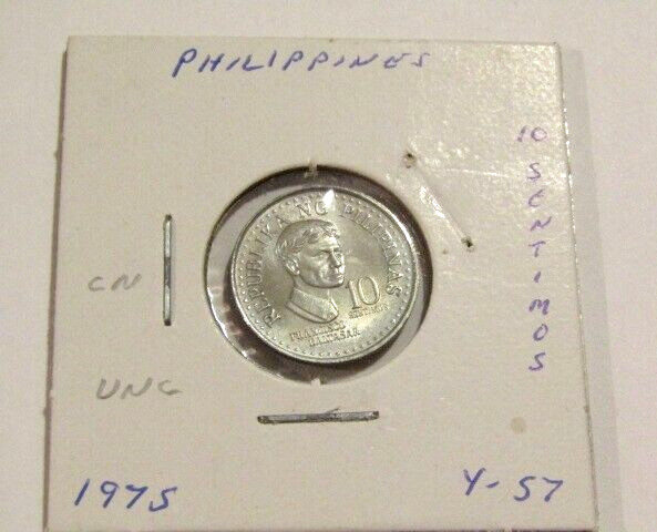 Philippines 1975 10 Sentimos unc Coin
