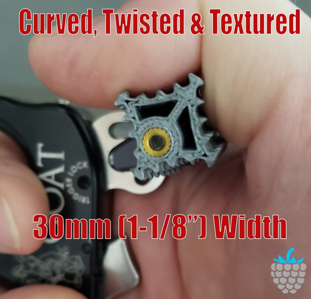 === Carter Ultraview TruBall Release SQUARE TWIST Thumb Button Peg Knobs