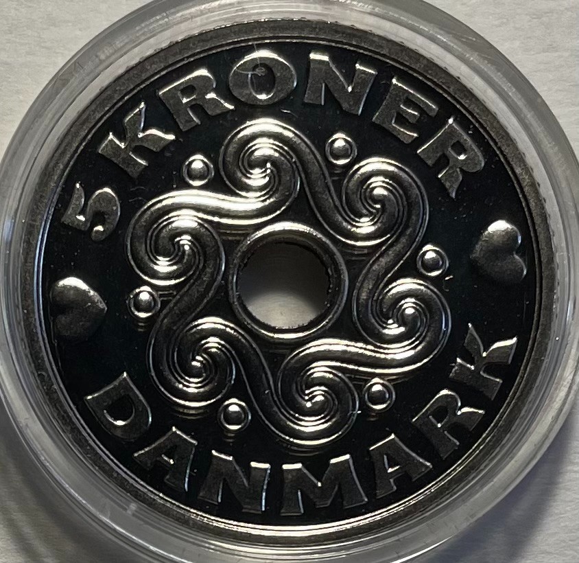 Denmark 5 Kroner 2016 - Proof - 800 issued