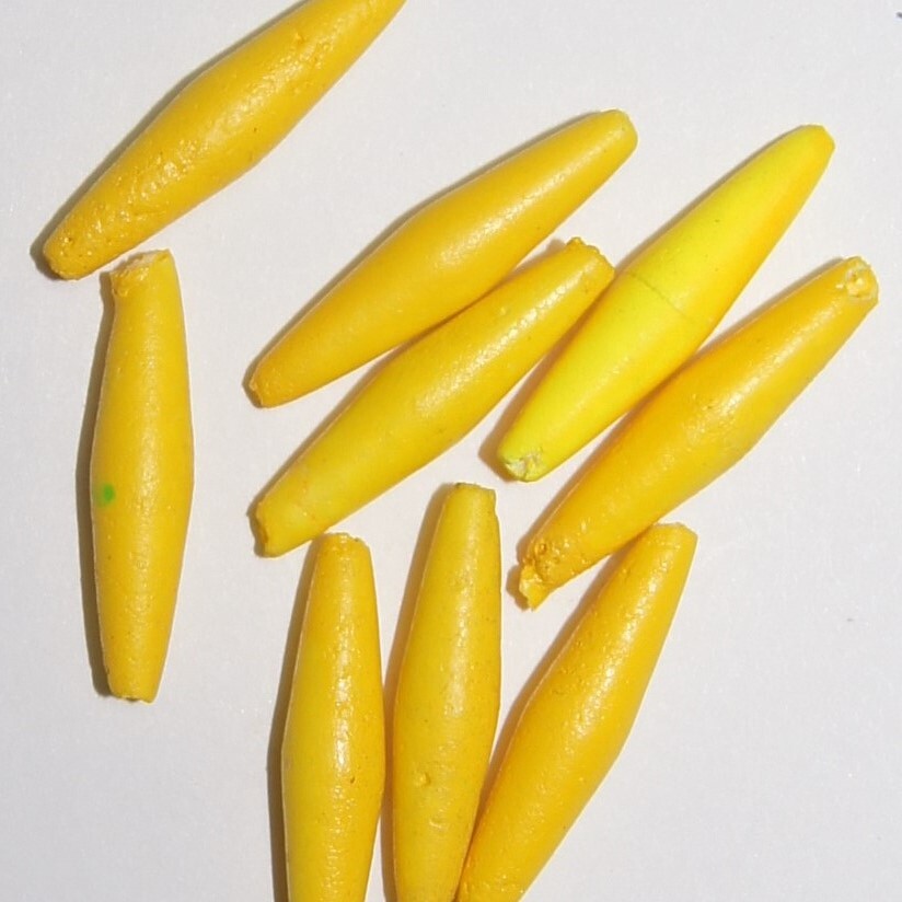 Peg Floats, Single Color, (13) Colors, (25) per pack